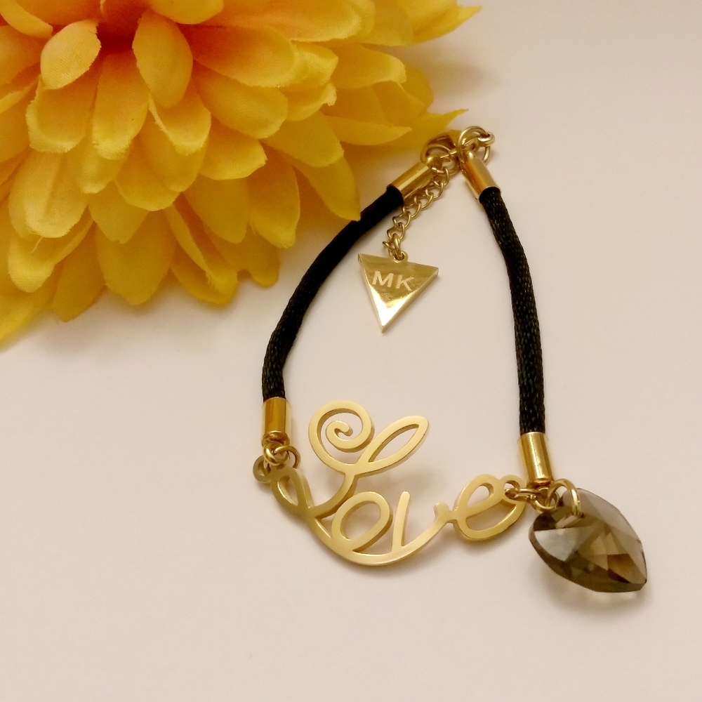 Beautiful silk string bracelet